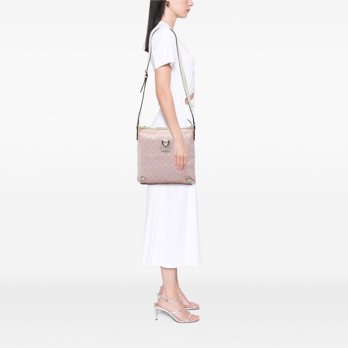 Gucci GG Canvas Abbey D Ring Crossbody