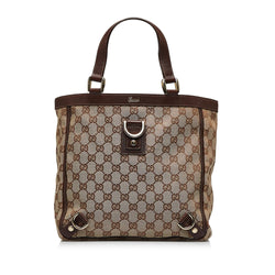 Gucci GG Canvas Abbey D-Ring Handbag (SHG-hwJTJJ)
