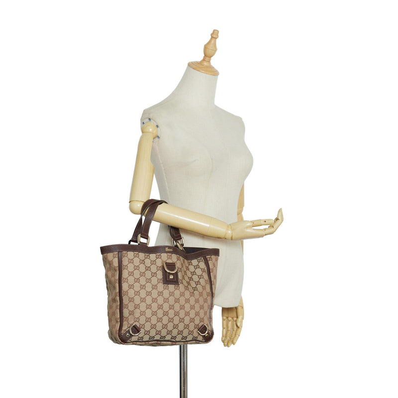 Gucci GG Canvas Abbey D-Ring Handbag (SHG-hwJTJJ)
