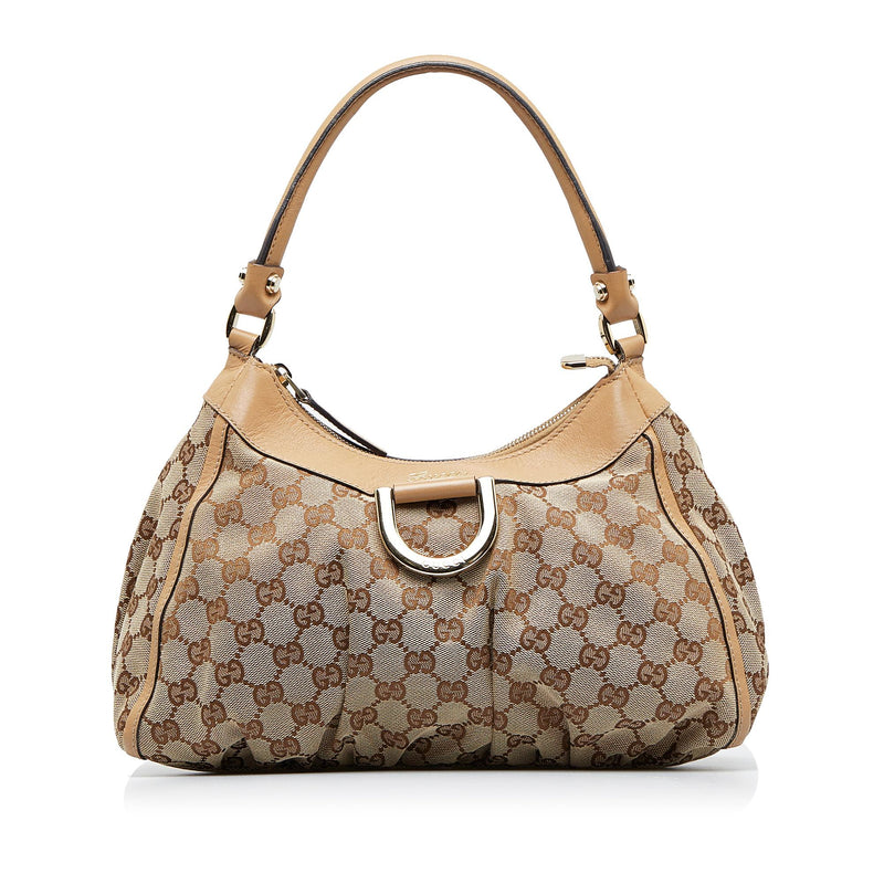Gucci GG Canvas Abbey D-Ring Handbag (SHG-qiEaFg)
