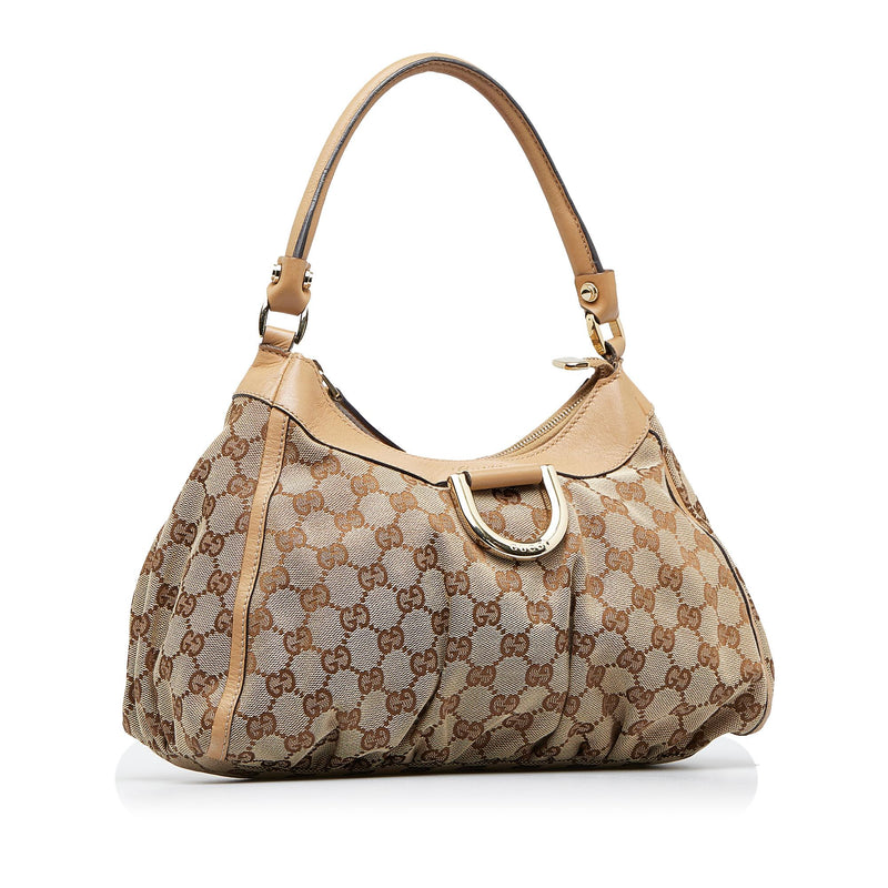 Gucci GG Canvas Abbey D-Ring Handbag (SHG-qiEaFg)