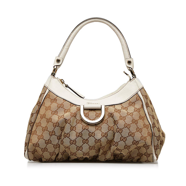 Gucci GG Canvas Abbey D-Ring Handbag (SHG-y077X0)