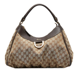 Gucci GG Canvas Abbey D-Ring Handbag (SHG-s9dIye) – LuxeDH