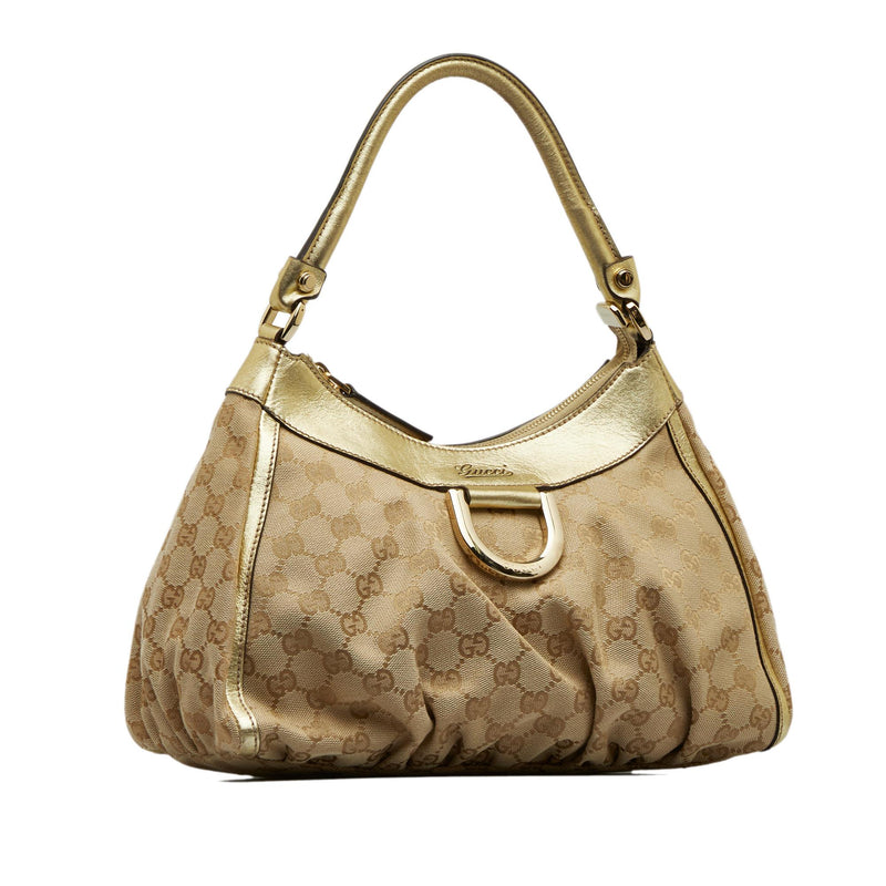 Gucci GG Canvas Abbey D-Ring Handbag (SHG-O1onHa)