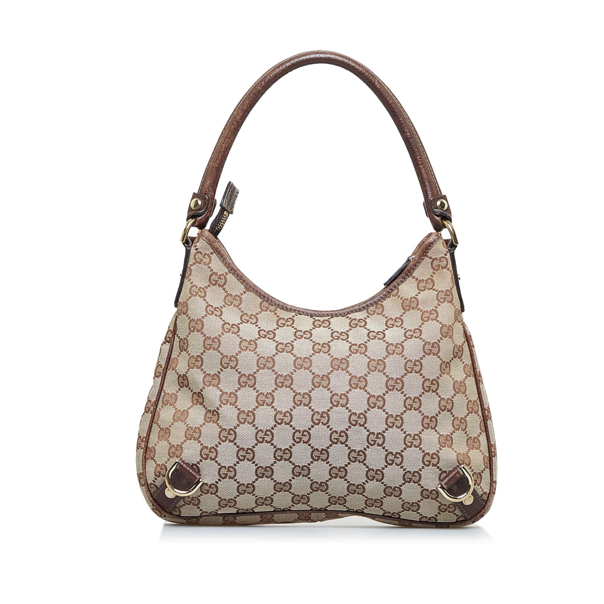 Gucci GG Canvas Abbey D-Ring Shoulder Bag (SHG-Kzprwn)