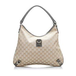 Gucci GG Canvas Abbey D-Ring Shoulder Bag (SHG-L79YSK)