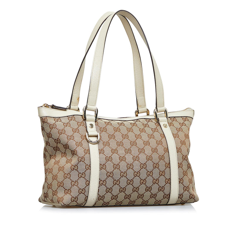 Gucci GG Canvas Abbey D-Ring Shoulder Bag (SHG-D37leV)