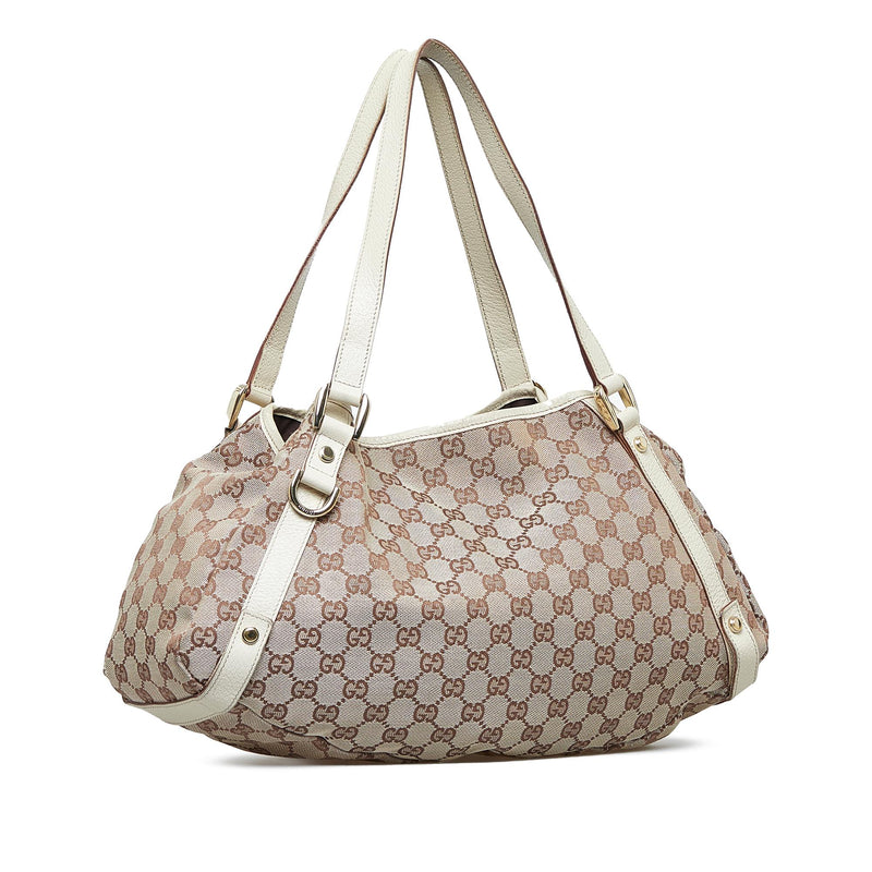 Gucci GG Canvas Abbey D-Ring Shoulder Bag (SHG-1hl2ZB)