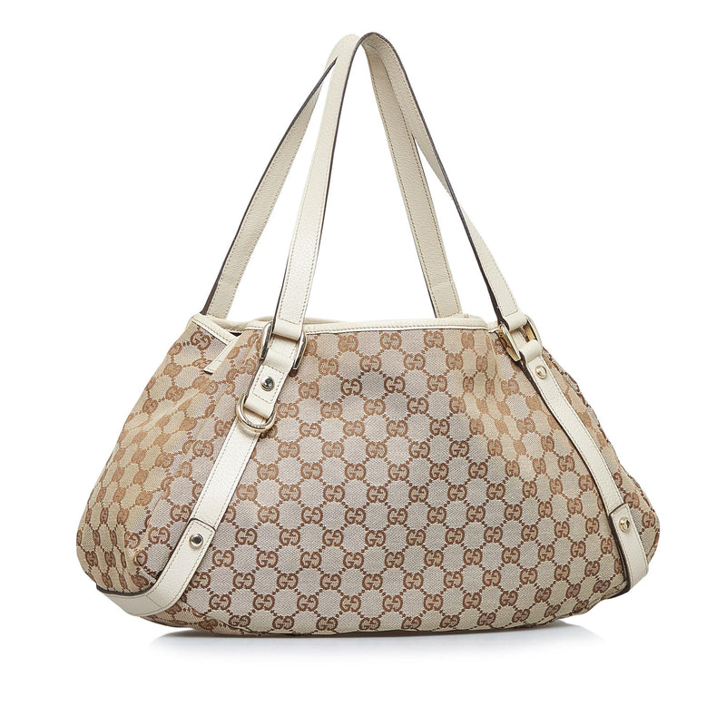 Gucci GG Canvas Abbey D-Ring Shoulder Bag (SHG-7lrnKn)
