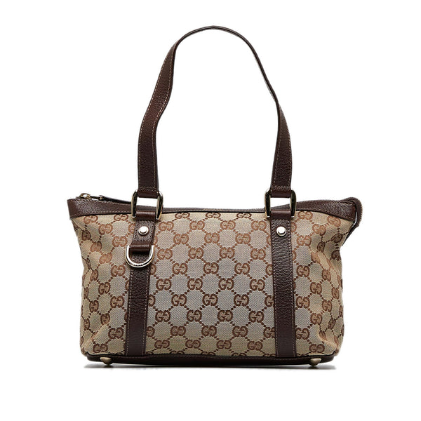 Gucci GG Canvas Abbey D-Ring Shoulder Bag (SHG-rkCvPr)