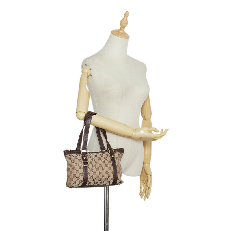 Gucci GG Canvas Abbey D-Ring Shoulder Bag (SHG-rkCvPr)