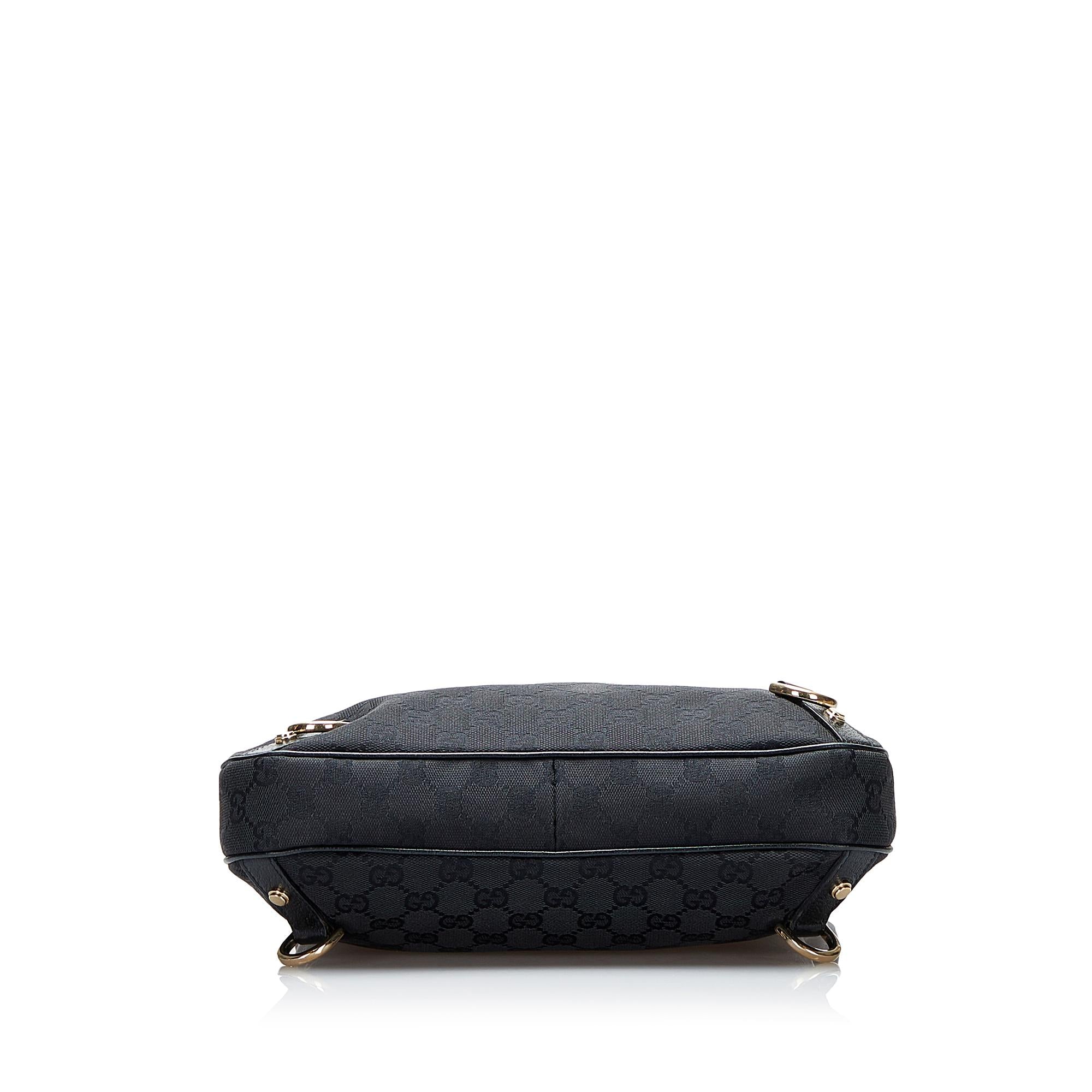 Gucci GG Canvas Abbey D-Ring Shoulder Bag (SHG-scUs6s)