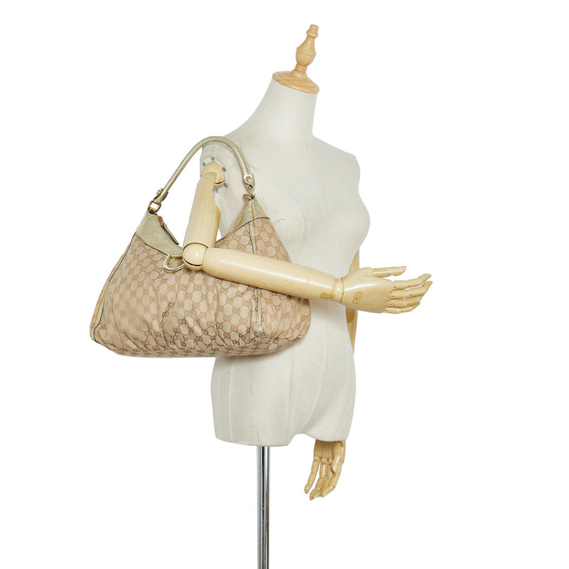 Gucci GG Canvas Abbey D-Ring Shoulder Bag (SHG-iapUN9)