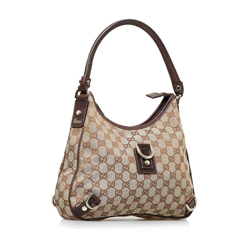 Gucci GG Canvas Abbey D-Ring Shoulder Bag (SHG-eLZmsk)
