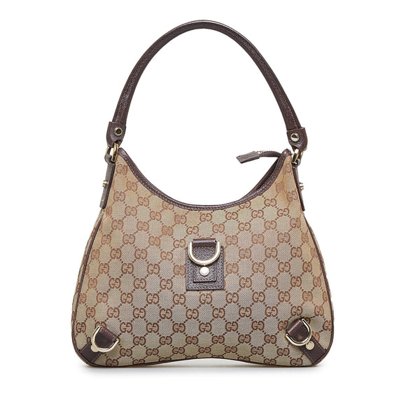 Gucci GG Canvas Abbey D-Ring Shoulder Bag (SHG-BnMG2X)