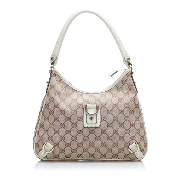 Gucci GG Canvas Abbey D-Ring Shoulder Bag (SHG-TV2HAe)