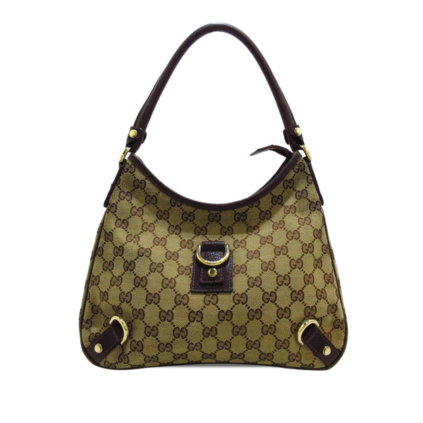 Gucci GG Canvas Abbey D-Ring Shoulder Bag (SHG-dNO3B4)