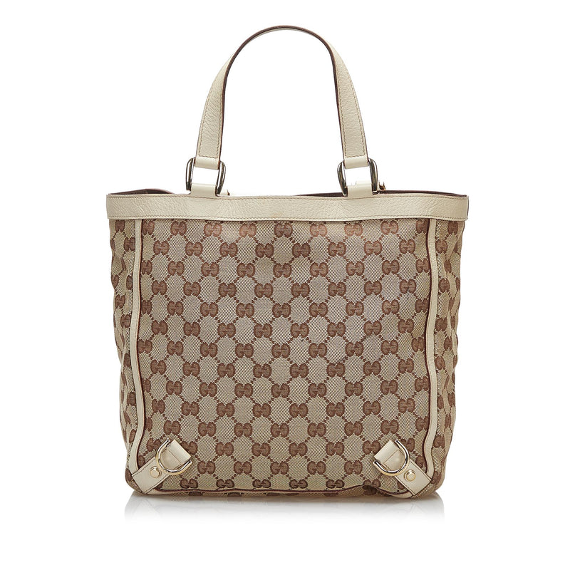 Gucci GG Canvas Abbey D-Ring Tote Bag (SHG-36176)