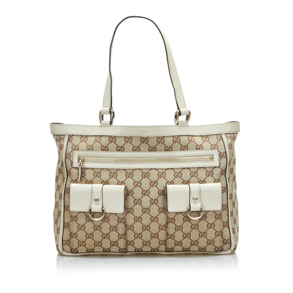 Gucci GG Canvas Abbey D-Ring Tote Bag (SHG-XtY2ov)