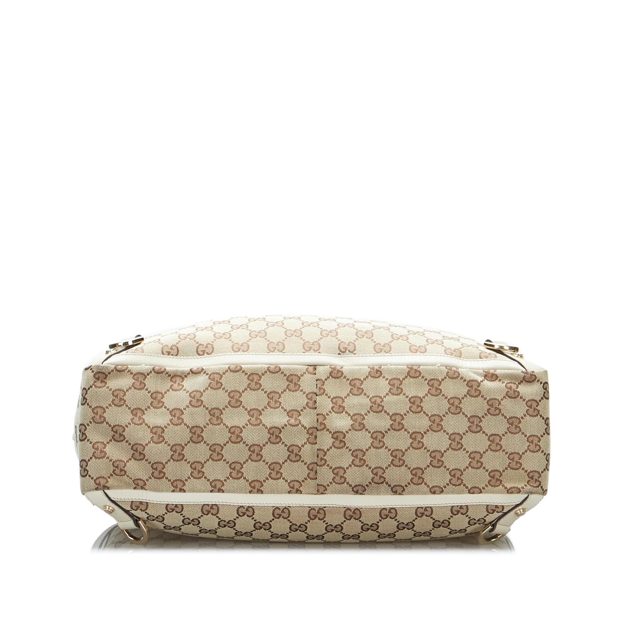 Gucci GG Canvas Abbey D-Ring Tote Bag (SHG-5HkU7J)