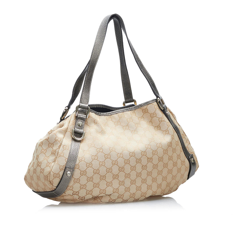 Gucci GG Canvas Abbey D-Ring Tote (SHG-bGZFwT)