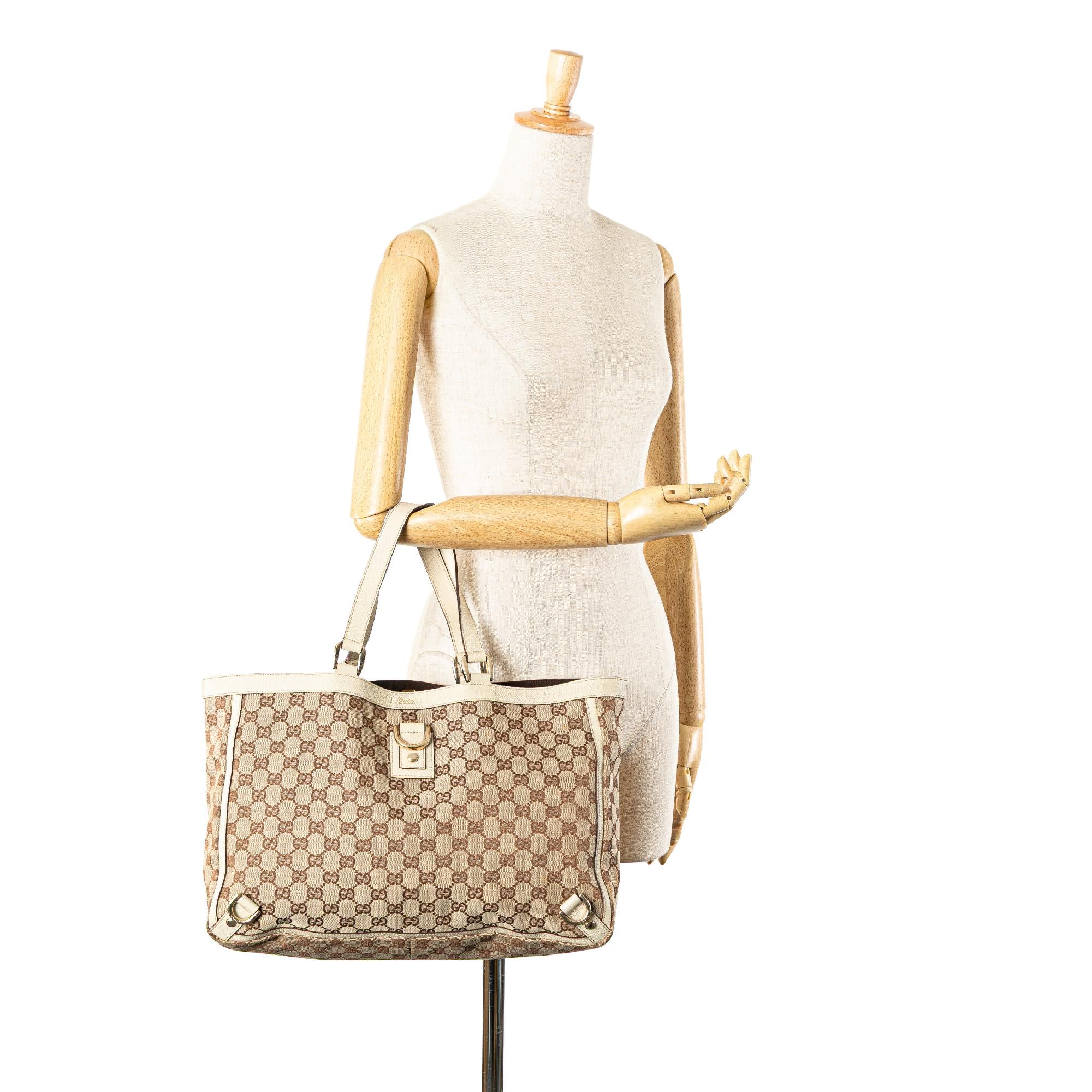 Gucci GG Canvas Abbey D Ring Tote