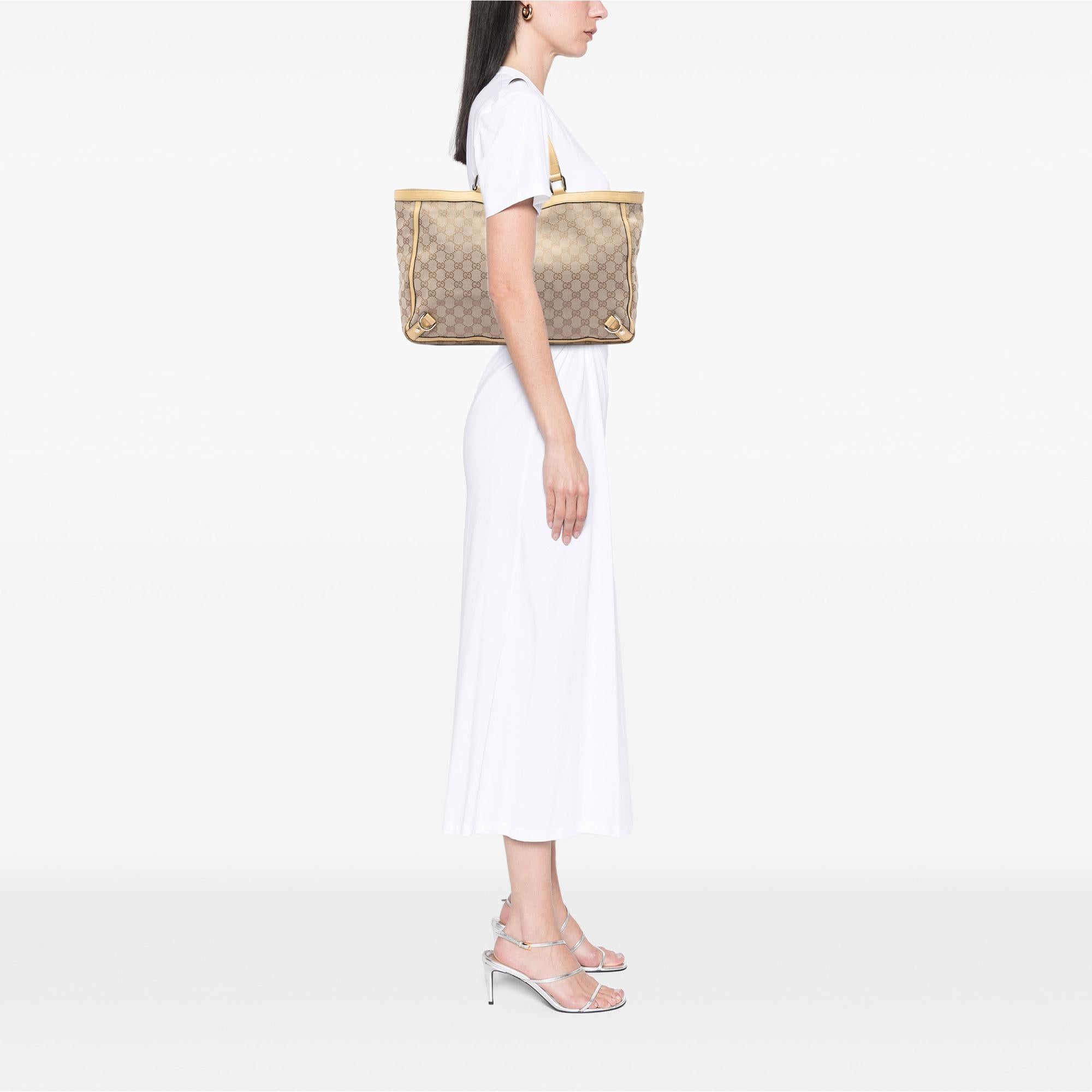 Gucci GG Canvas Abbey D Ring Tote