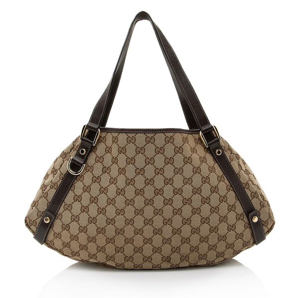 Gucci GG Canvas Abbey Medium Shoulder Bag (SHF-FVPq0K)