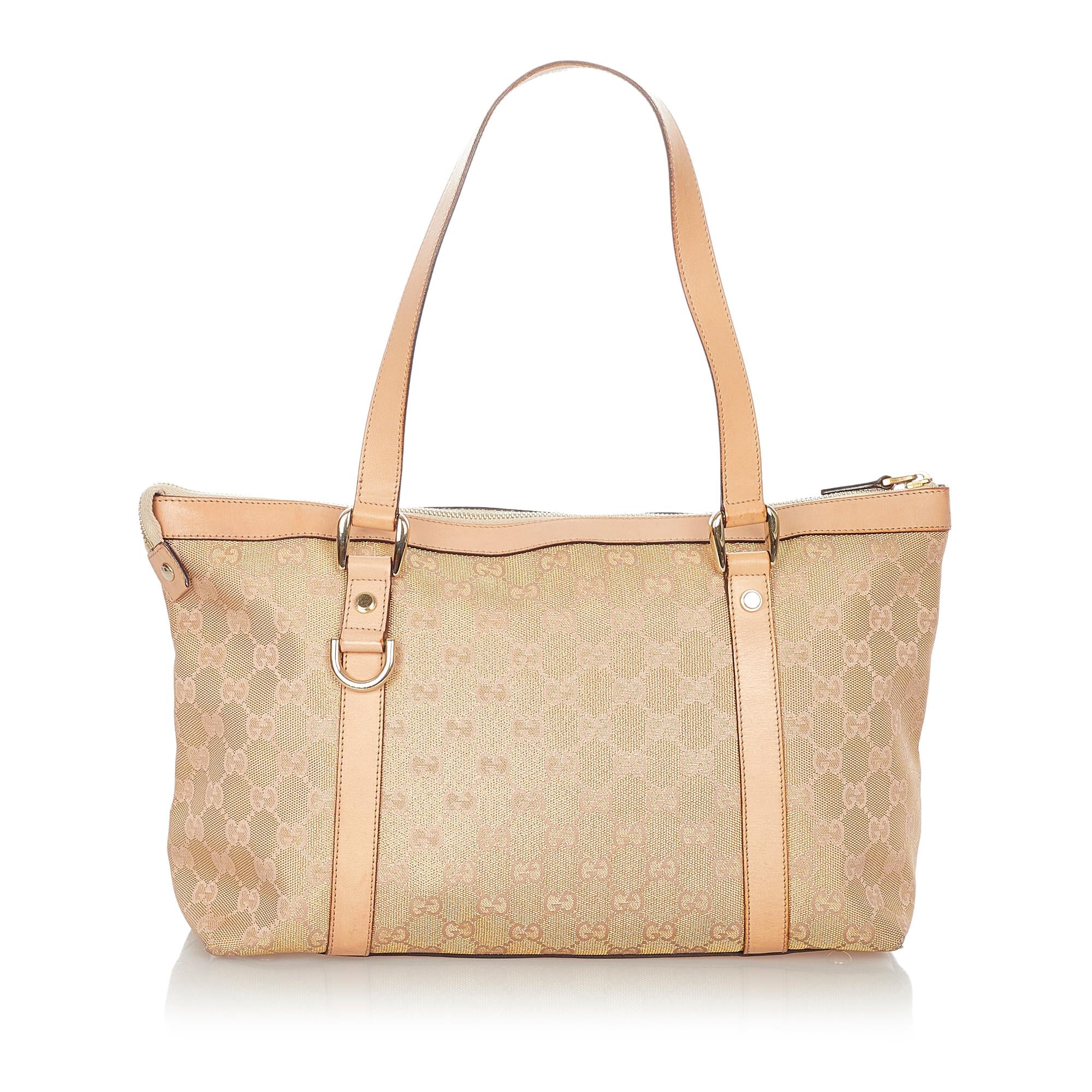 Gucci GG Canvas Abbey Tote Bag (SHG-lHBds8)