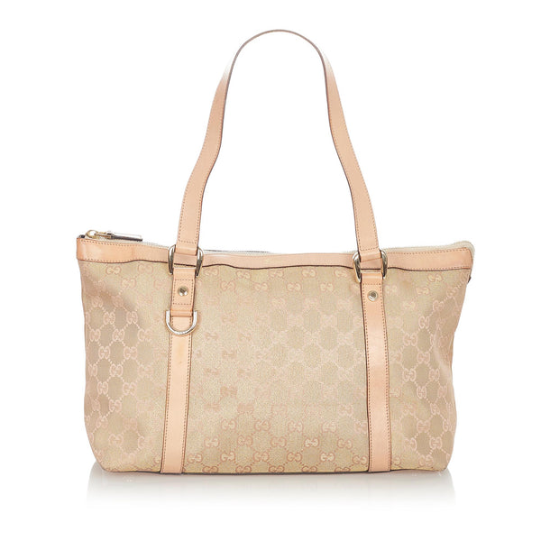 Gucci GG Canvas Abbey Tote Bag (SHG-lHBds8)