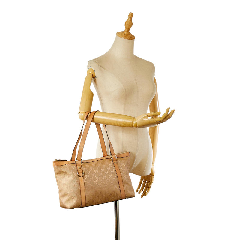 Gucci GG Canvas Abbey Tote Bag (SHG-lHBds8)