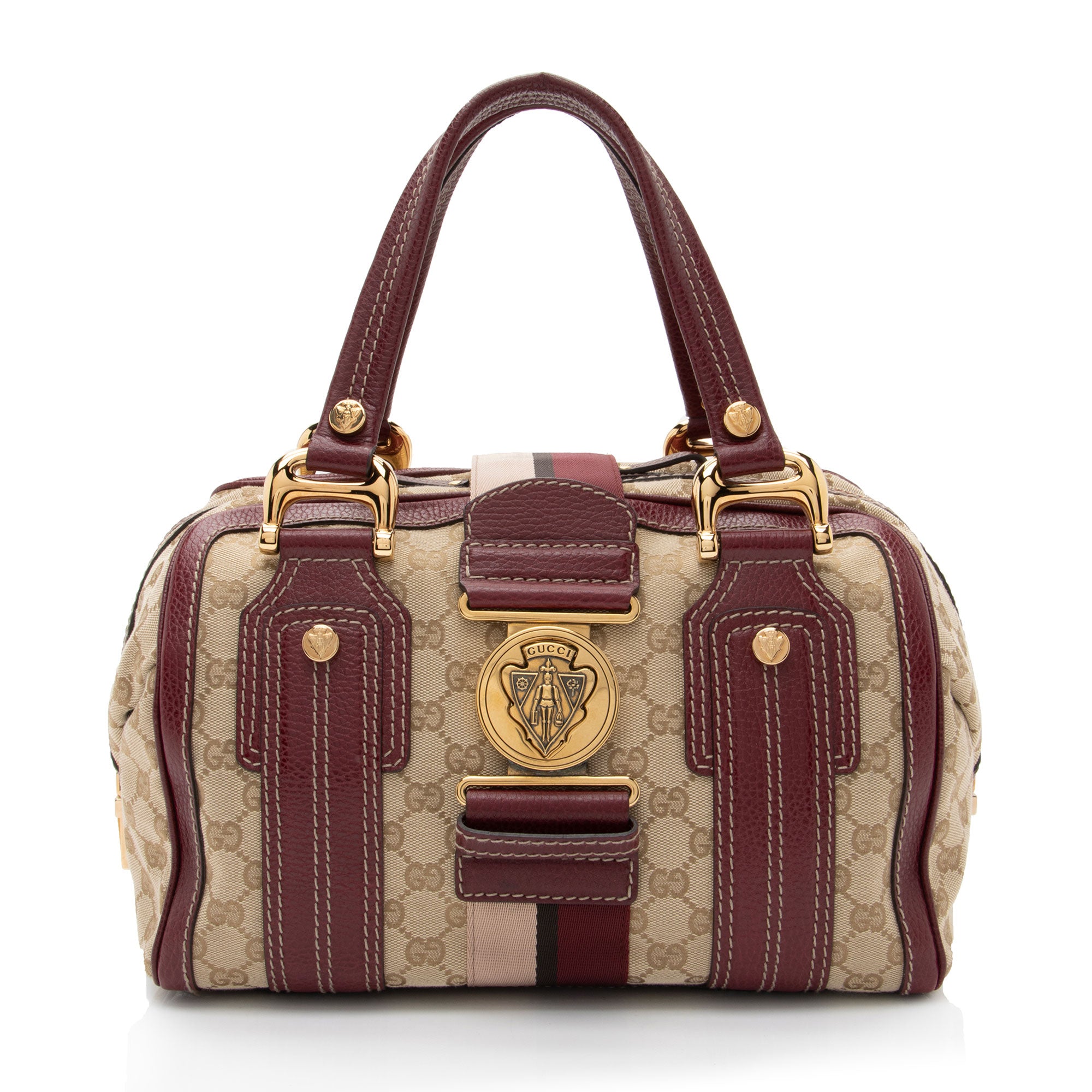 Gucci GG Canvas Aviatrix Medium Boston Bag (SHF-fhPsfN)
