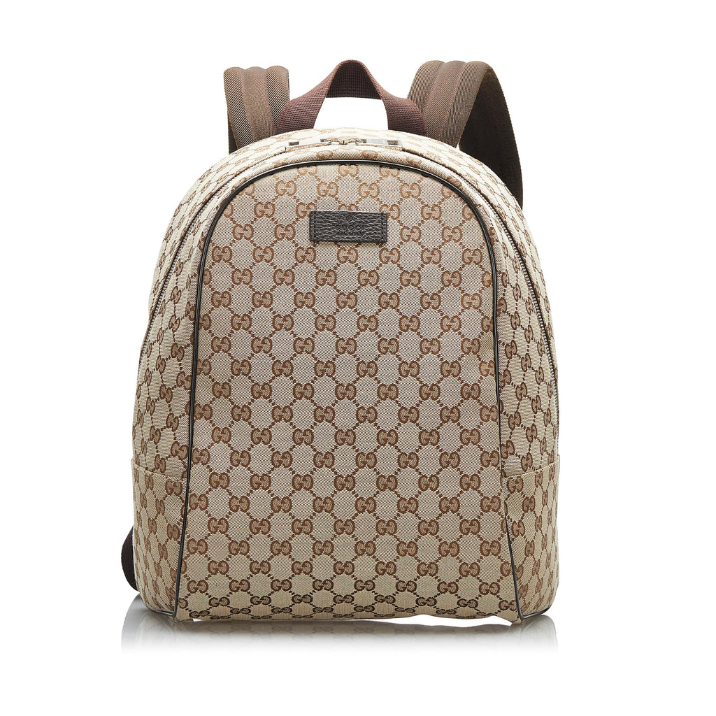 Gucci gg canvas outlet backpack