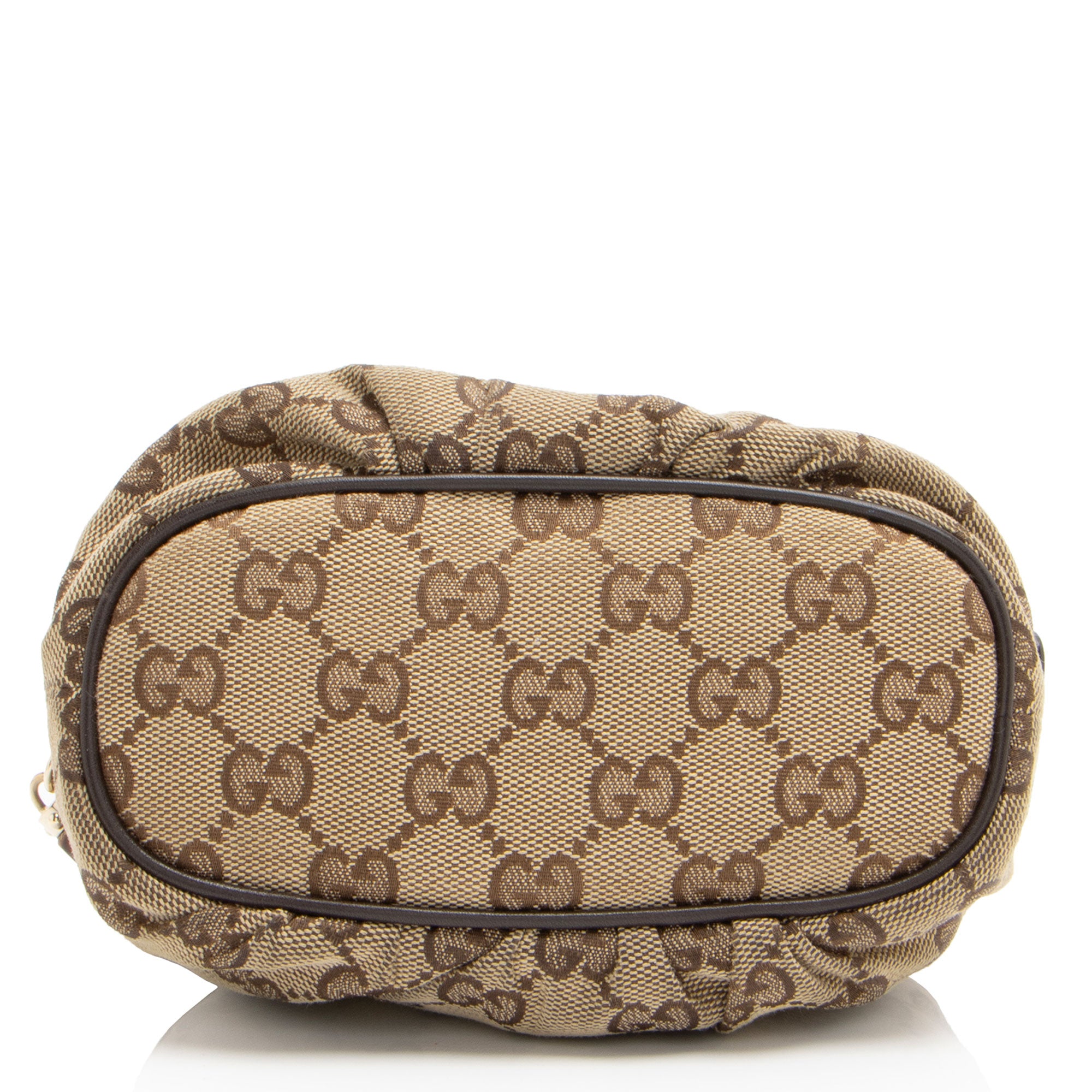 Gucci GG Canvas Bamboo Cosmetic Bag (SHF-h4kppf)