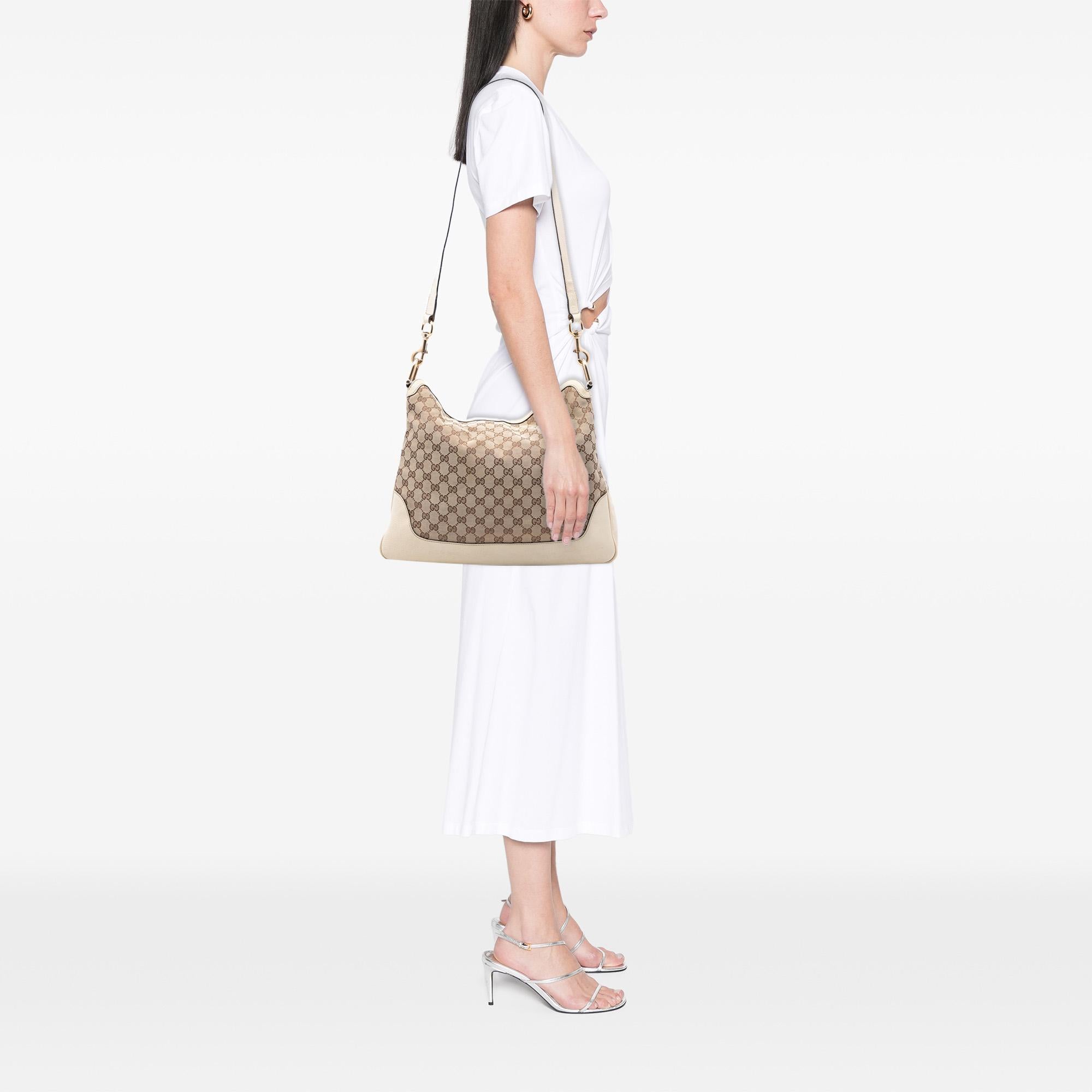 Gucci GG Canvas Bamboo Diana Satchel