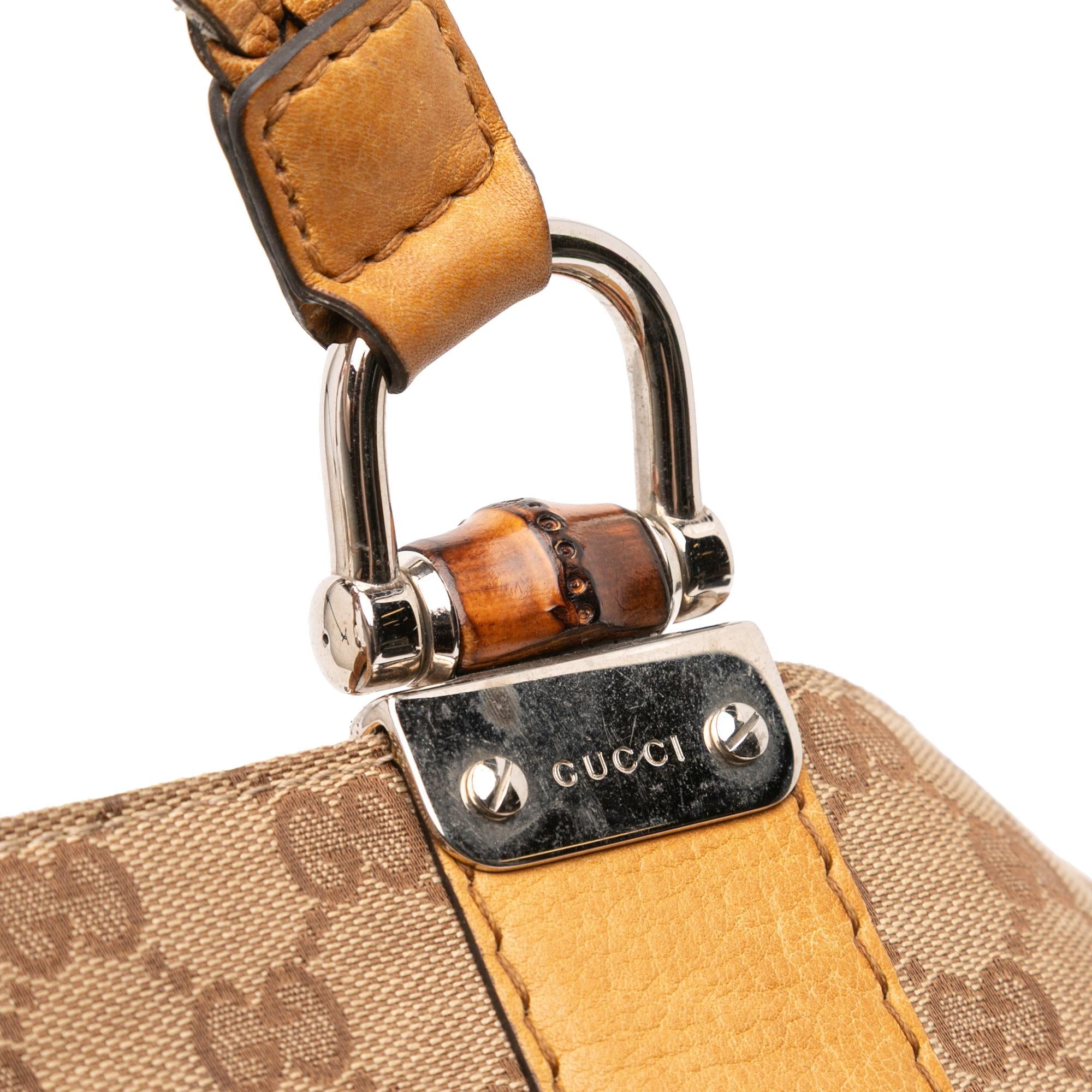 Gucci GG Canvas Bamboo Libeccio Tote