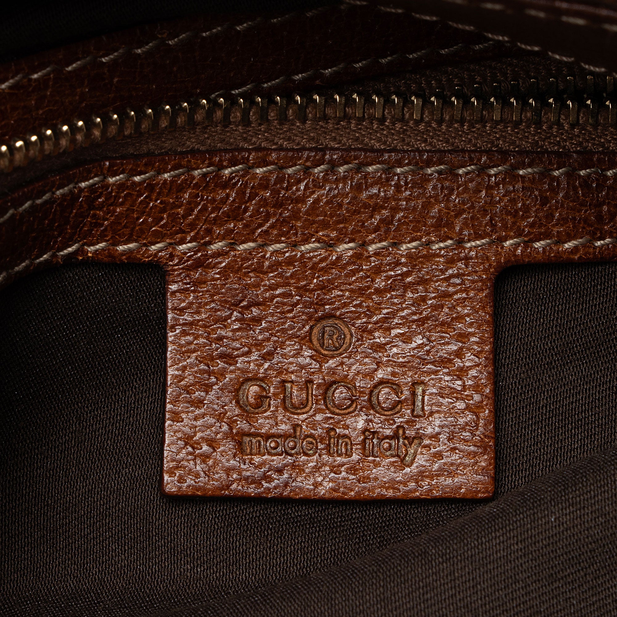 Gucci GG Canvas Bamboo Ring Large Hobo