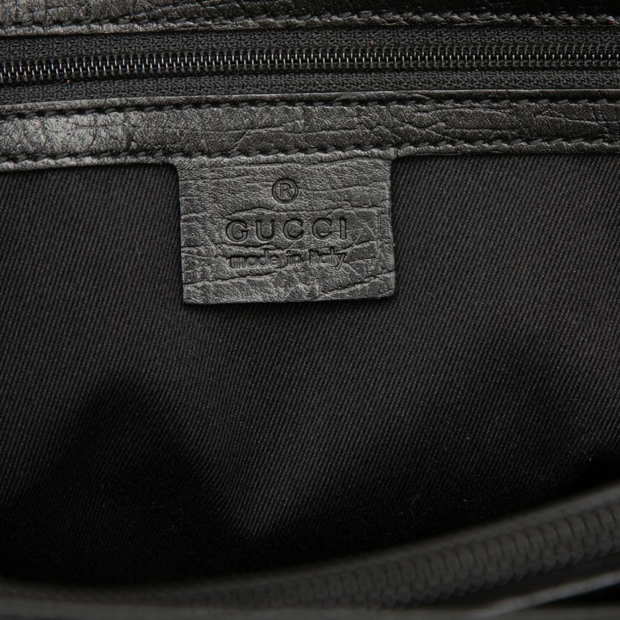 Gucci GG Canvas Bamboo Tote