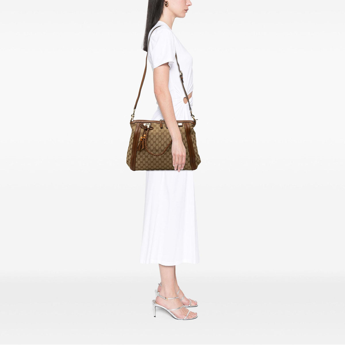 Gucci GG Canvas Bella Convertible Tote