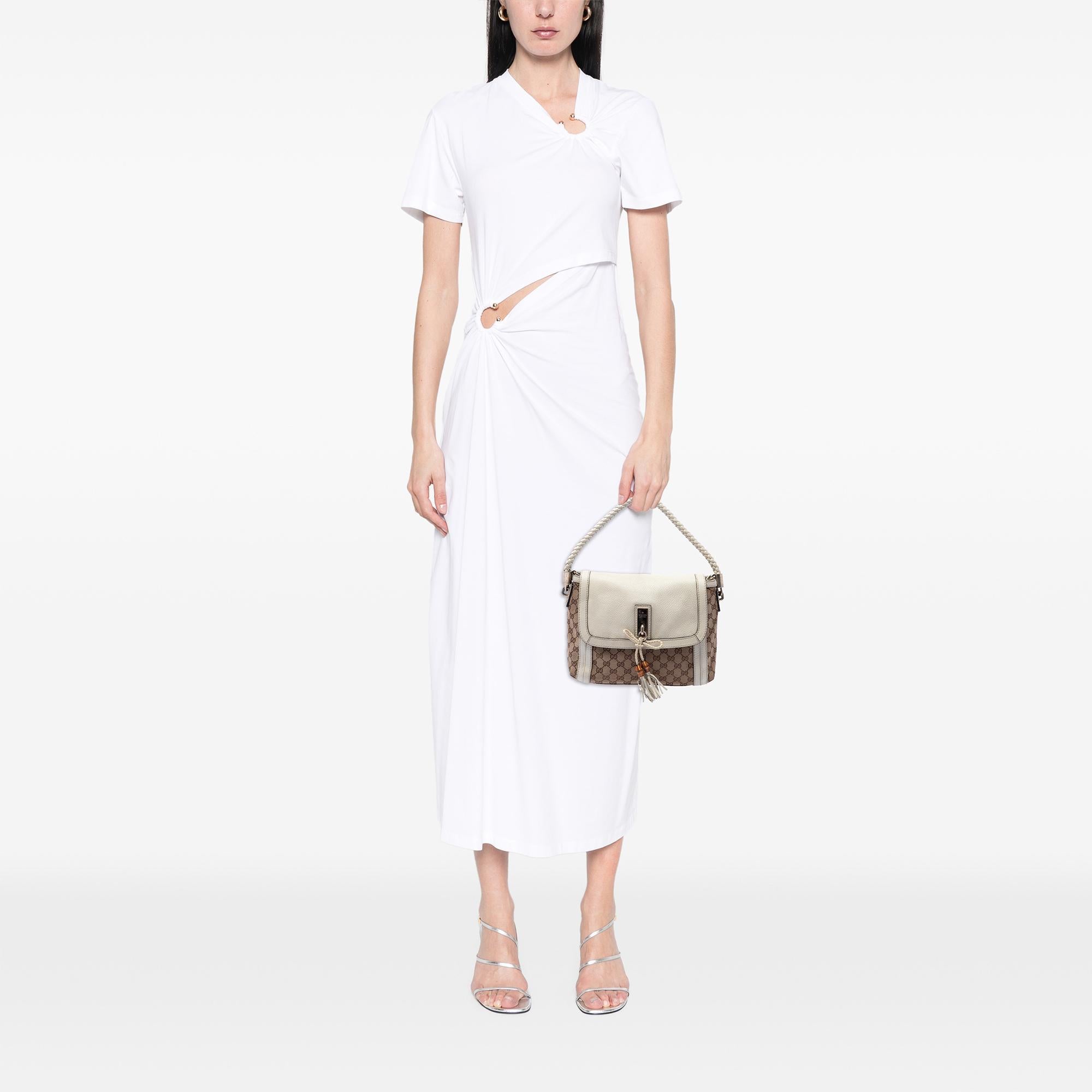 Gucci GG Canvas Bella Flap Satchel