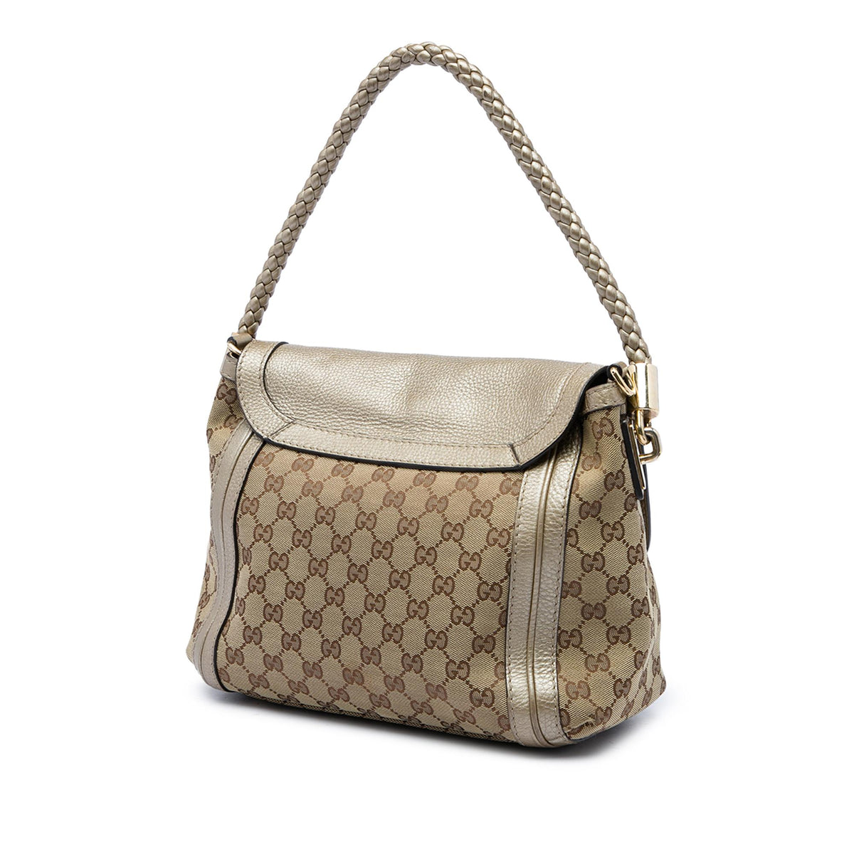 Gucci GG Canvas Bella Flap Satchel