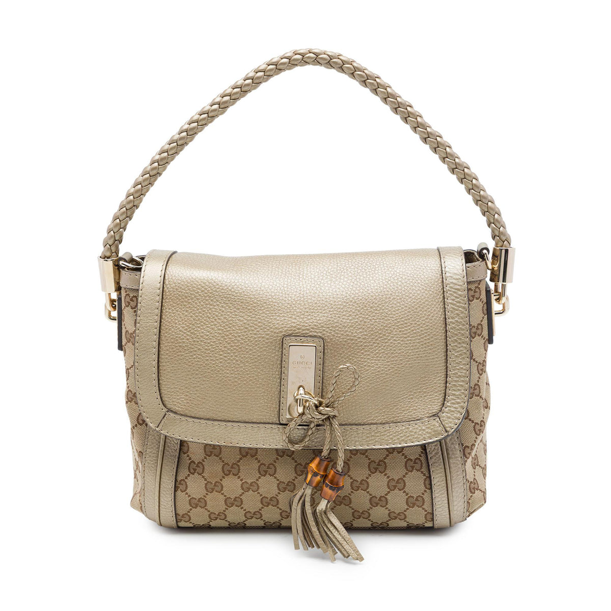 Gucci GG Canvas Bella Flap Satchel