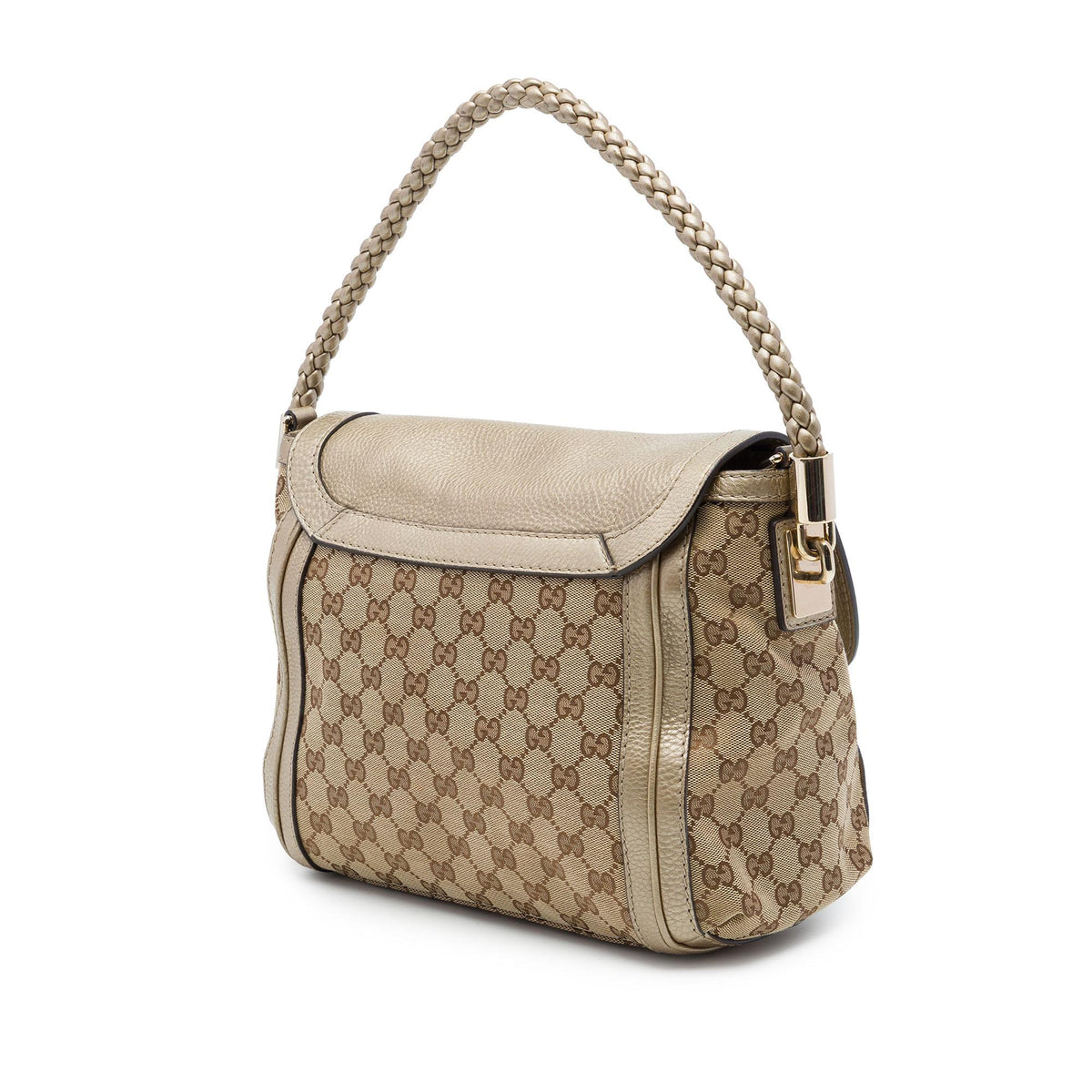 Gucci GG Canvas Bella Flap Satchel