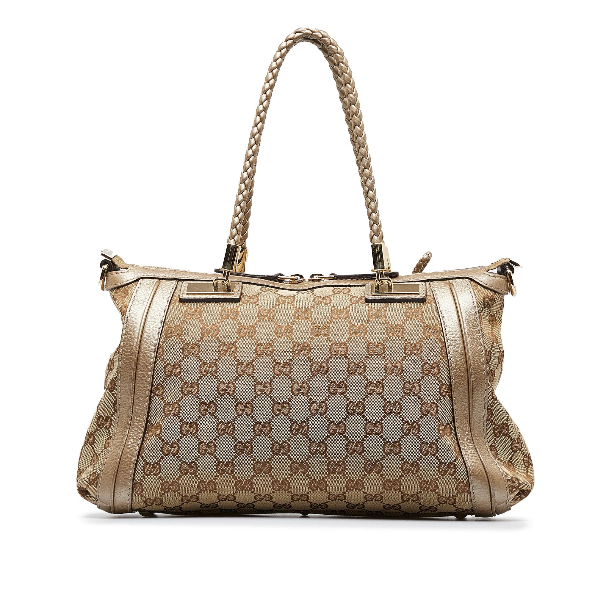 Gucci GG Canvas Bella Satchel (SHG-0RCPKB)