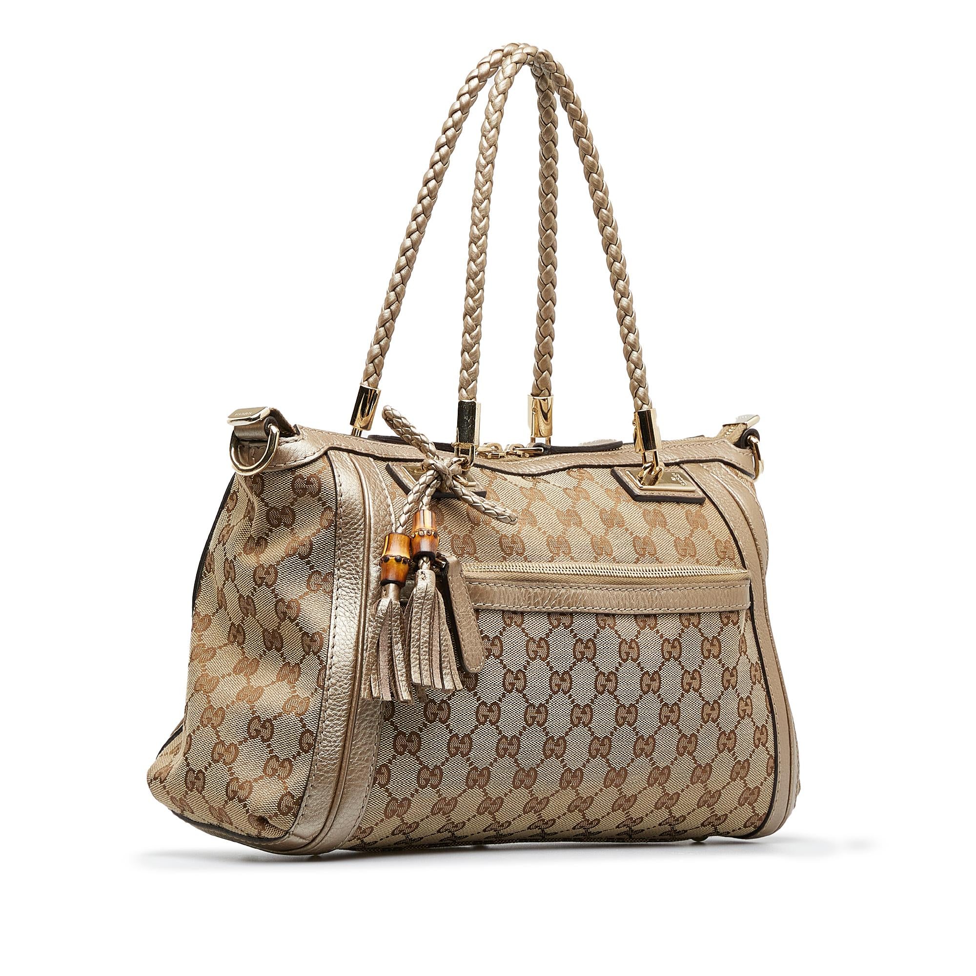 Gucci GG Canvas Bella Satchel (SHG-0RCPKB)