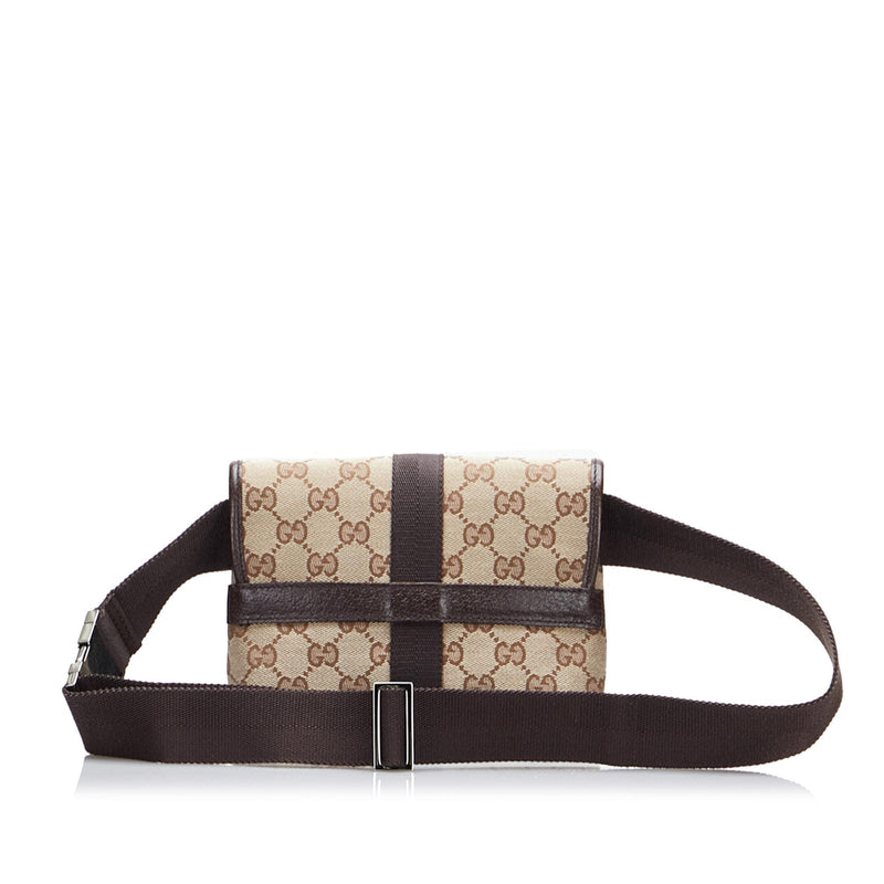 Gucci GG Canvas Belt Bag (SHG-deFkNW)