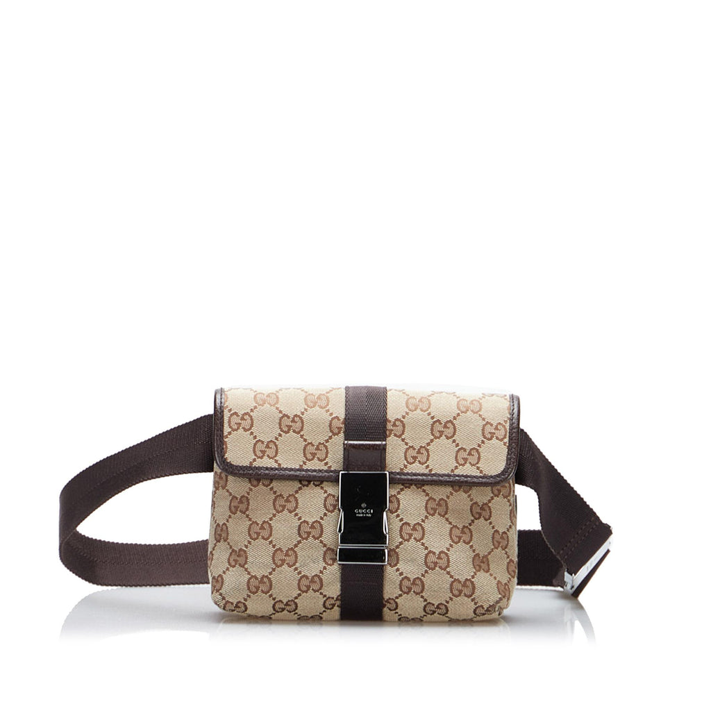 Gucci GG Canvas Belt Bag (SHG-deFkNW) – LuxeDH