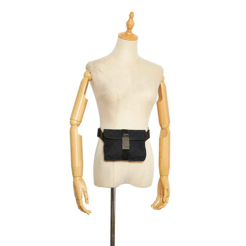 Gucci GG Canvas Belt Bag (SHG-U1P8Xl)