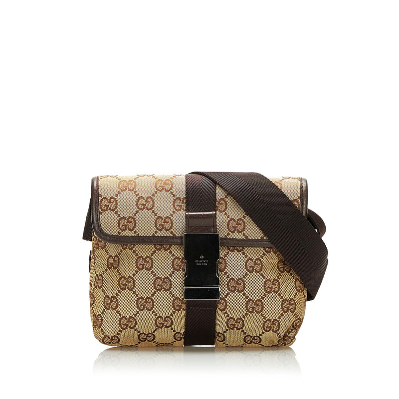 Gucci GG Canvas Belt Bag (SHG-IG0osS)