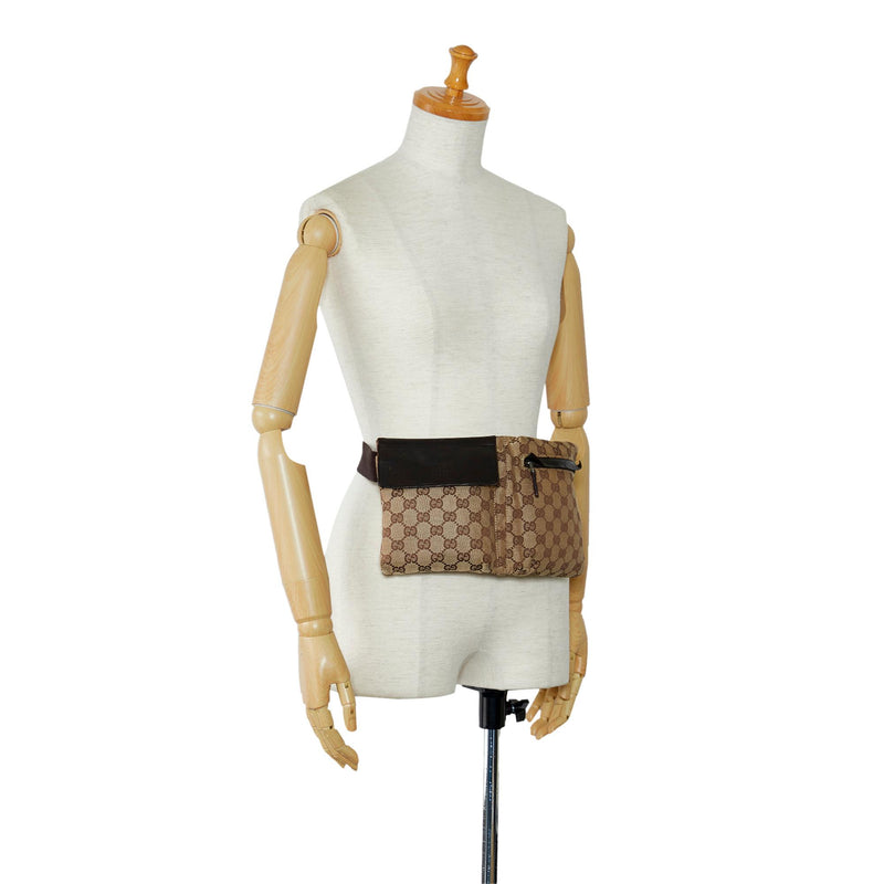 Gucci GG Canvas Belt Bag (SHG-f7z2QI)